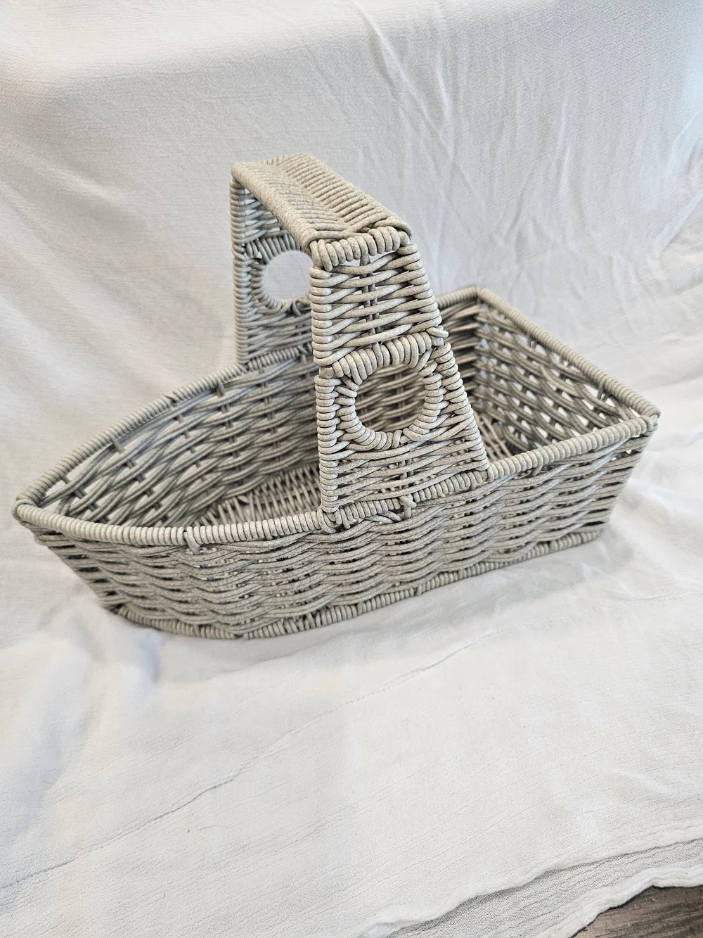 Tug Boat Plastic Wickerlike Nantucket Style Basket